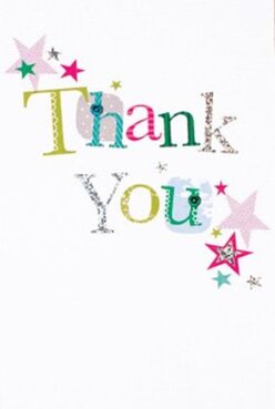 The joyous design of this thank you card perfectly captures the spirit of Tottenham, a neighbourhood alive with creativity and connection. Set against a spotless white canvas, the handwritten 'Thank You' sparkles in a collage of lively hues-zestful green, radiant pink, and cool blue-each letter expressing personality through playful dots, subtle metallic touches, or hand-stitched impressions. Silver glimmers in the print create enchanting highlights, resembling the twinkle of lights strung along local street markets near Seven Sisters. Sprinkles of stars in magenta, teal, and metallic silver wander across the corners, conjuring the feeling of a festive gathering or open-air concert in Lordship Rec. Each detail of the card feels intentional, from its uplifting colour scheme to the tactile impression of carefully applied glitter. As a companion to a Tottenham Florist bouquet, it serves not just as a note of thanks, but as a piece of shared joy-a thoughtful gesture that reflects both the uniqueness of the sender and the subtle artistry cherished by the Tottenham community.